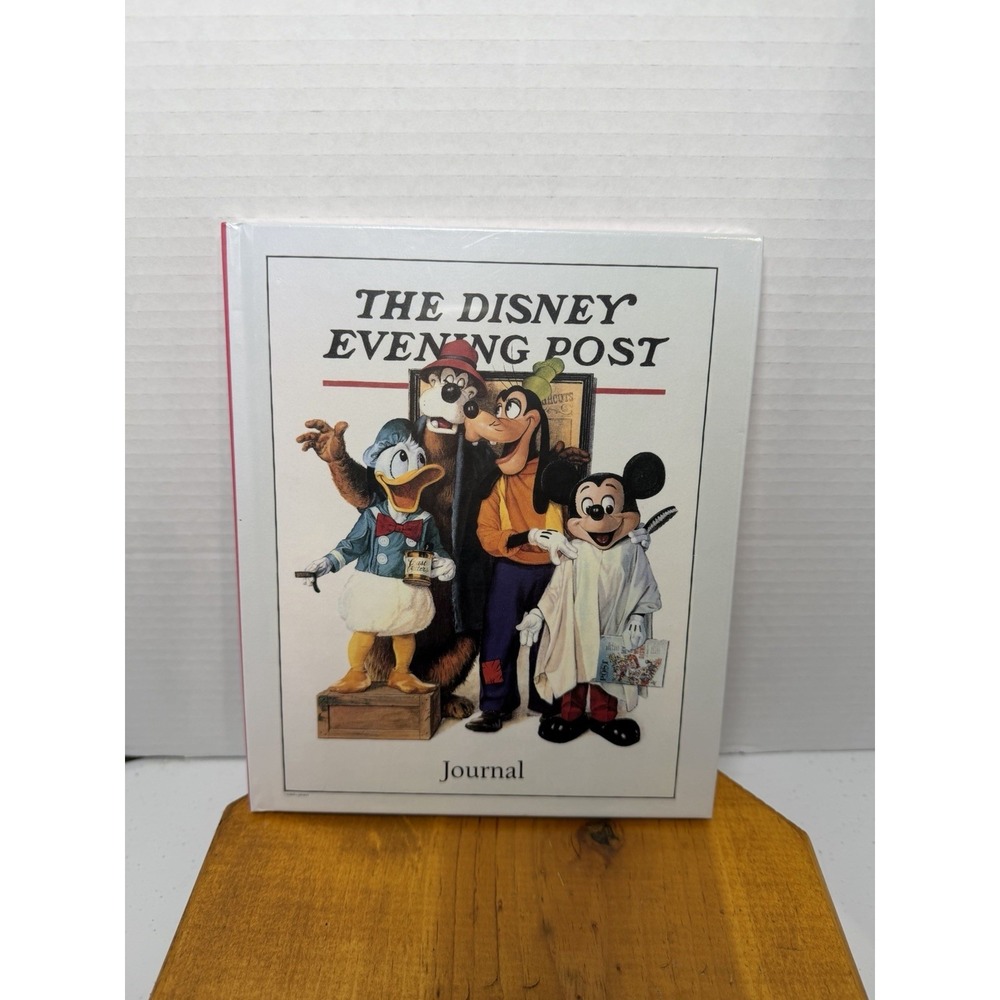 Disney‎ Evening Post Journal Mickey Donald Goofy NEW